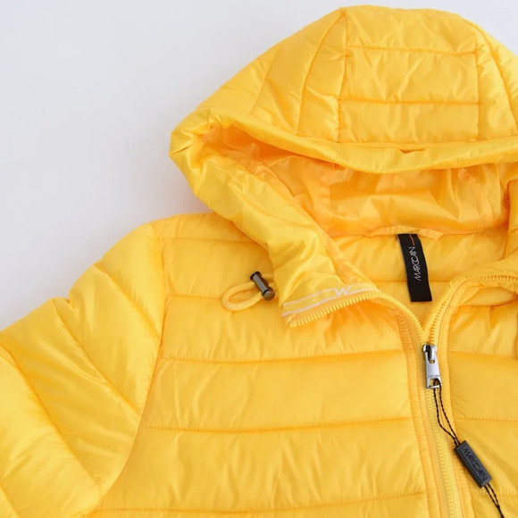 Marc Cain Bright Yellow Lightweight Puffer Outdoor 3M Thinsulate  Jacket Size 3 - Picture 13 of 15